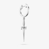 Black Diamond Dagger Hoops