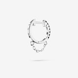 Black Diamond Chain Hoops