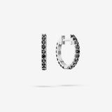 Black Diamond Hoops