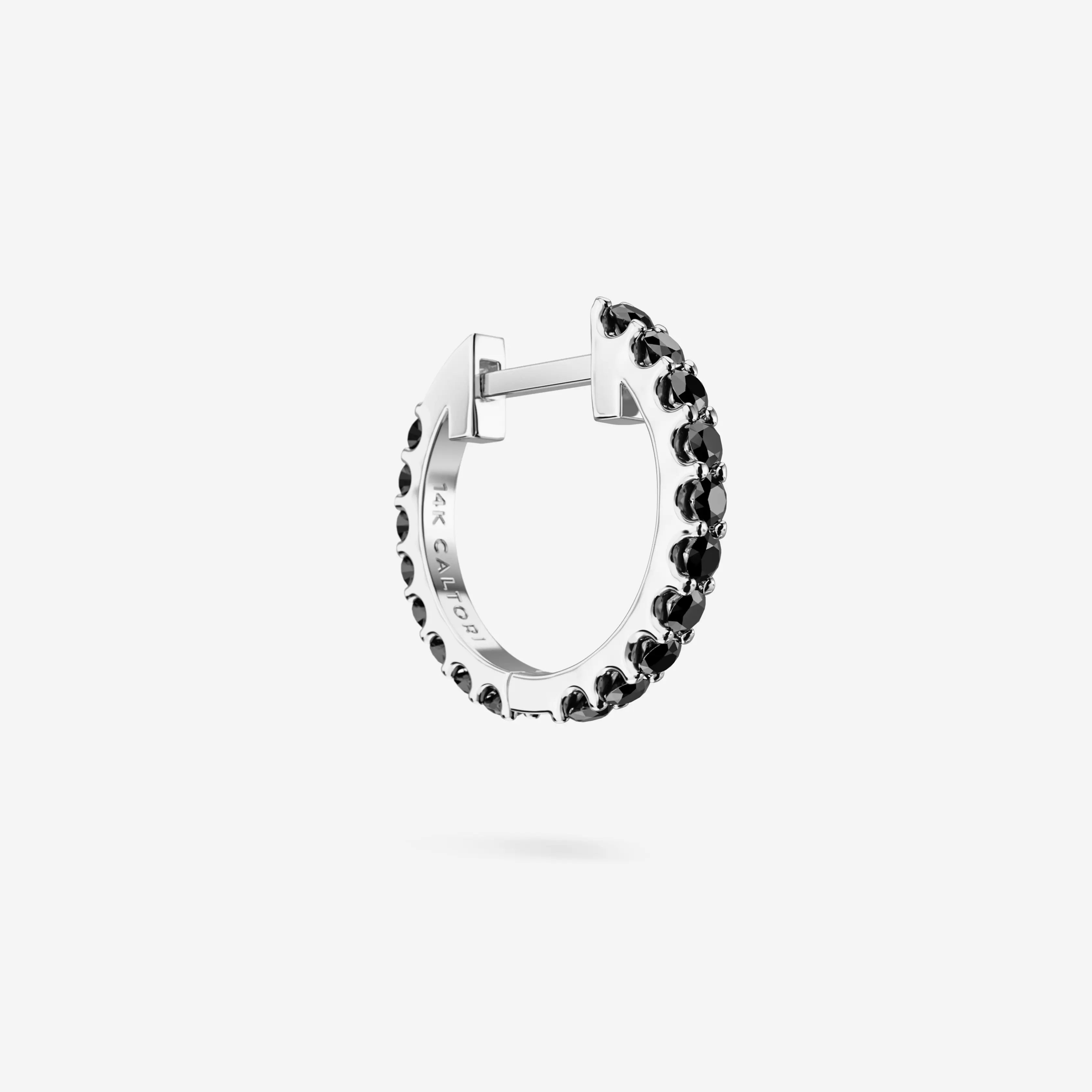 Black Diamond Hoops