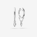 Charm Chain Hoops