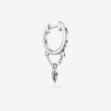 Charm Chain Hoops