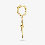 Black Diamond Dagger Hoops