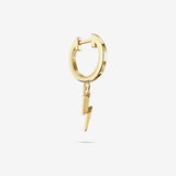 Mini Lightning Bolt Hoops