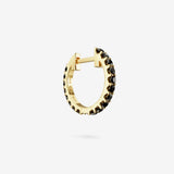 Black Diamond Hoops