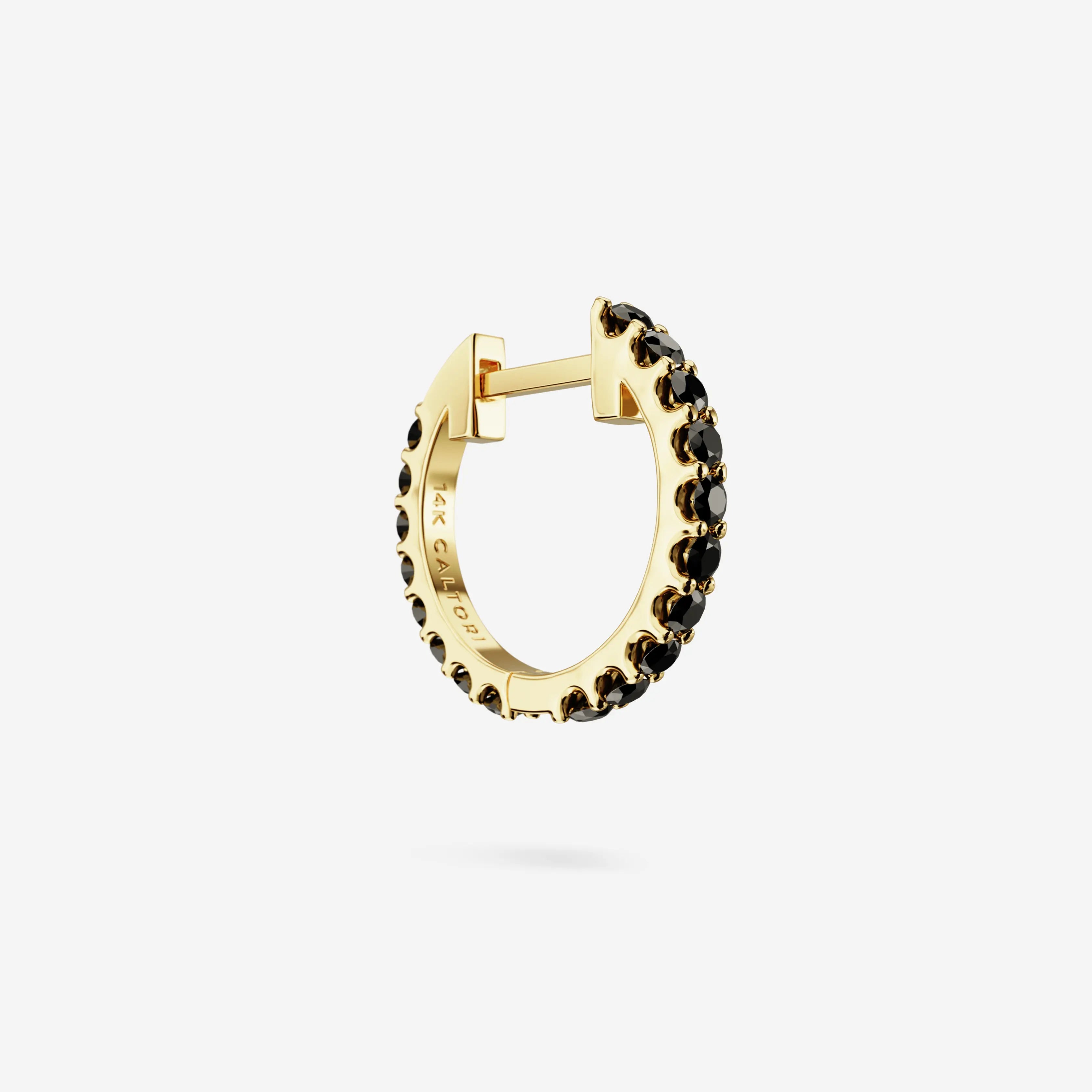 Black Diamond Hoops