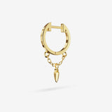 Charm Chain Hoops