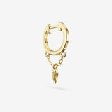 Charm Chain Hoops