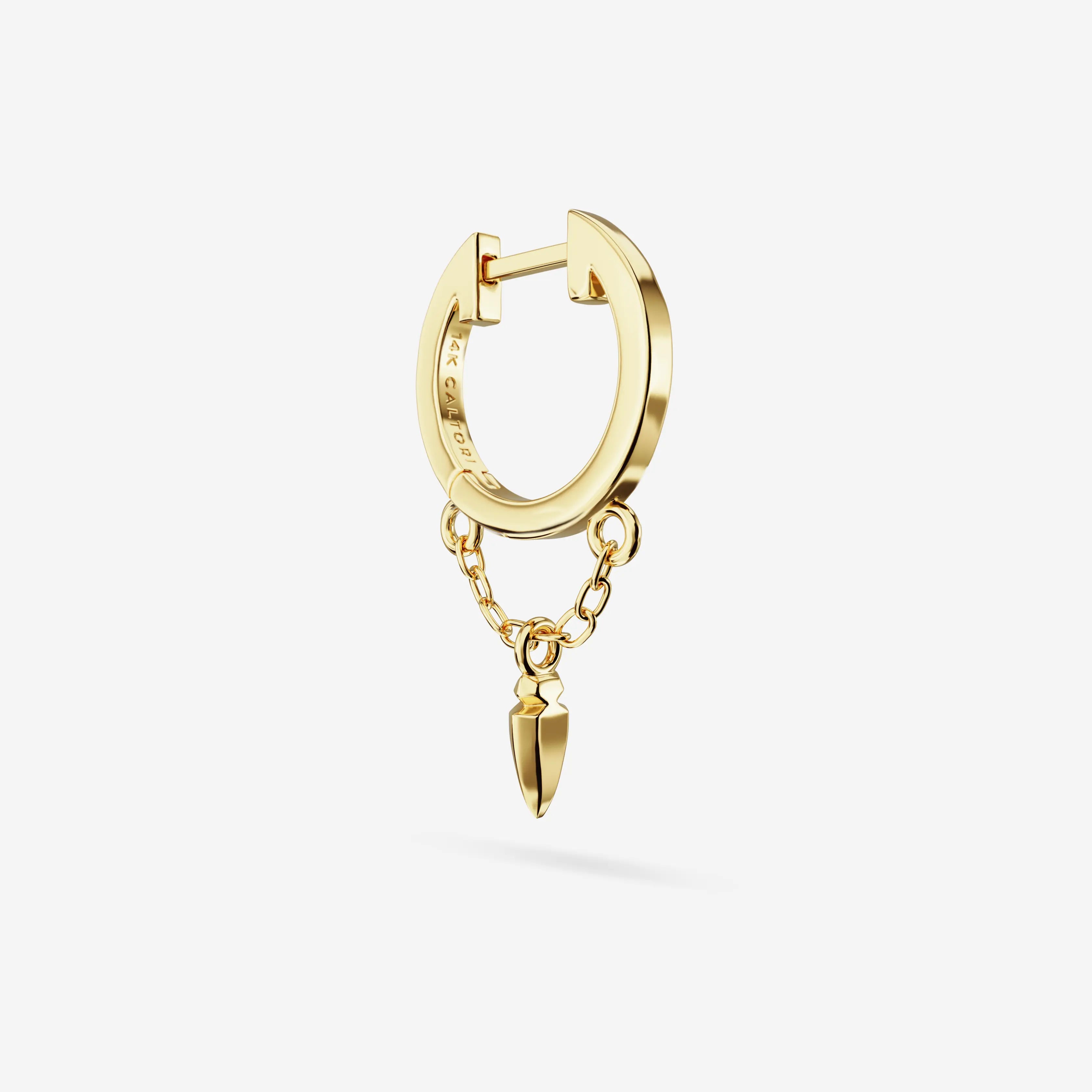 Charm Chain Hoops