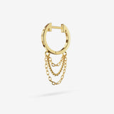 Triple Chain Hoops