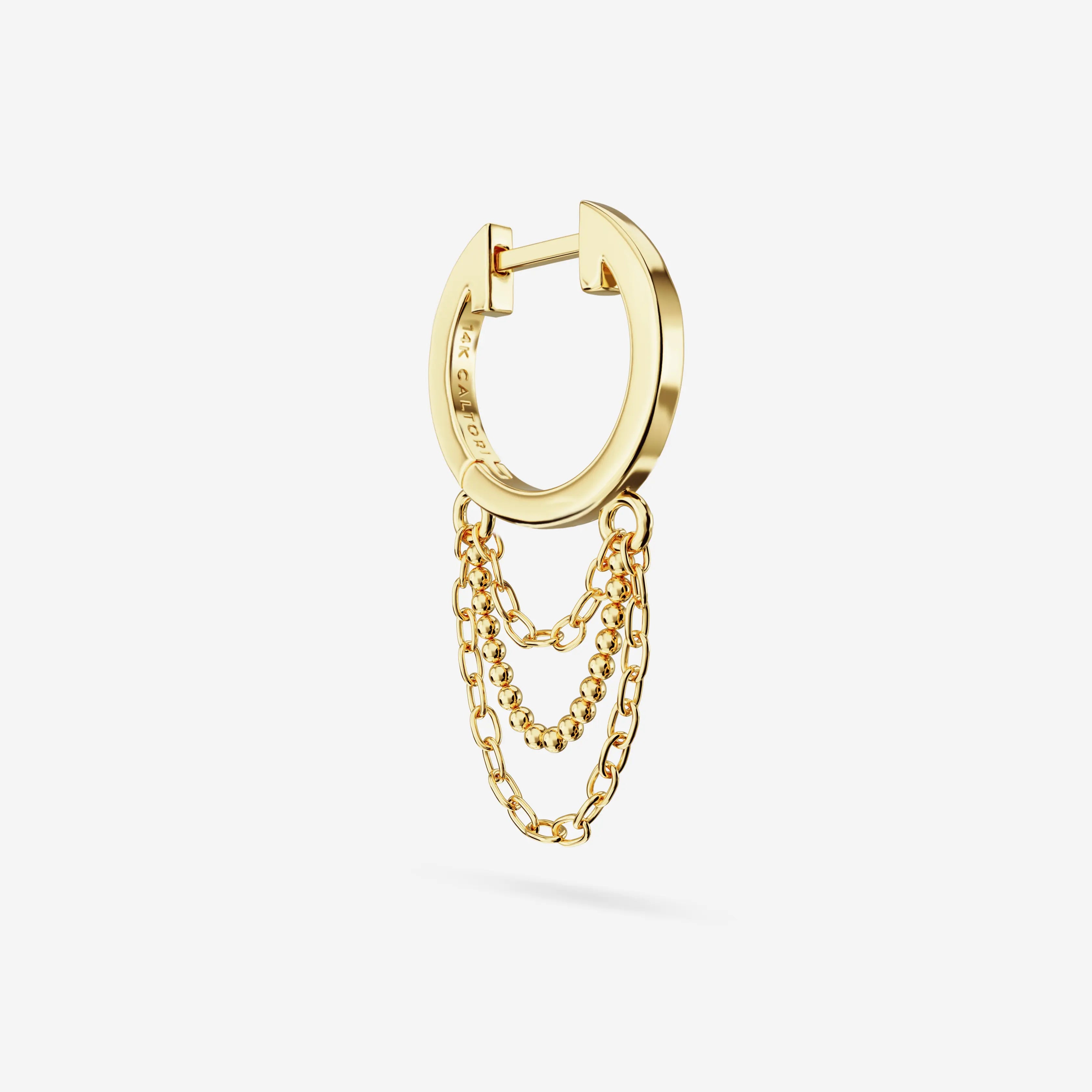 Triple Chain Hoops
