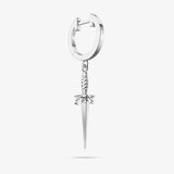 Black Diamond Dagger Hoops