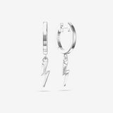 Mini Lightning Bolt Hoops