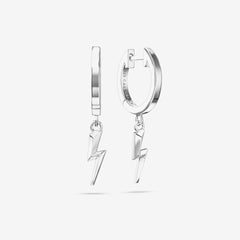 Mini Lightning Bolt Hoops