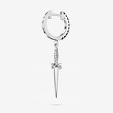 Dagger with Black Spinel Hoops