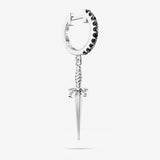 Dagger with Black Spinel Hoops