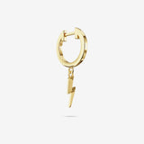 Mini Lightning Bolt Hoops
