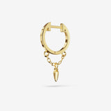 Charm Chain Hoops