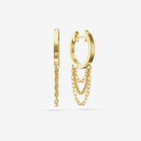 Triple Chain Hoops