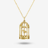 Birdcage Pendant Necklace