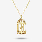 Birdcage Pendant Necklace