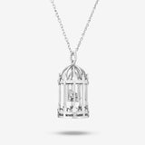 Birdcage Pendant Necklace