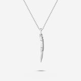 Pocket Knife Pendant Necklace