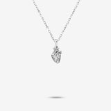 Mini Anatomical Heart Pendant Necklace