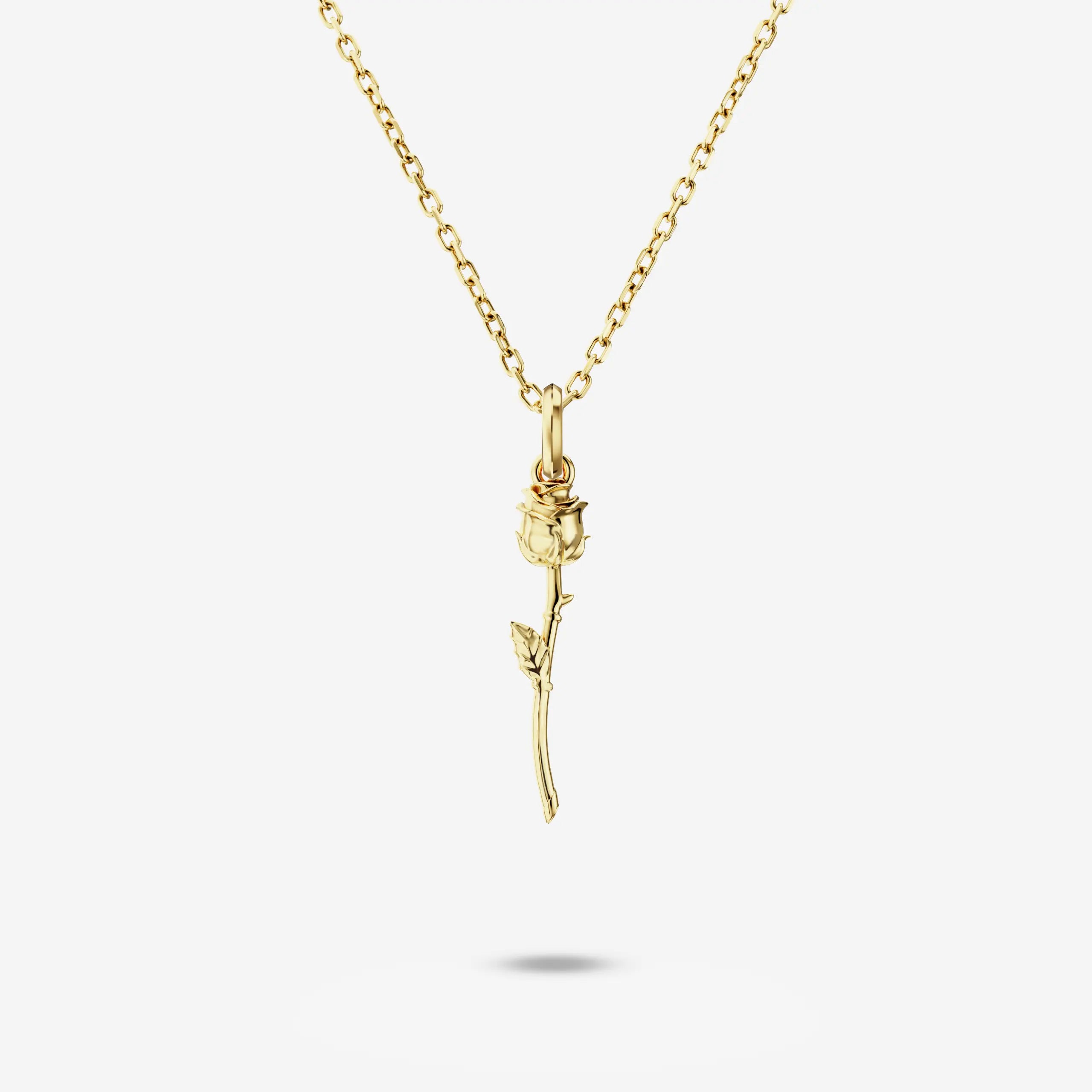 Rose Pendant Necklace