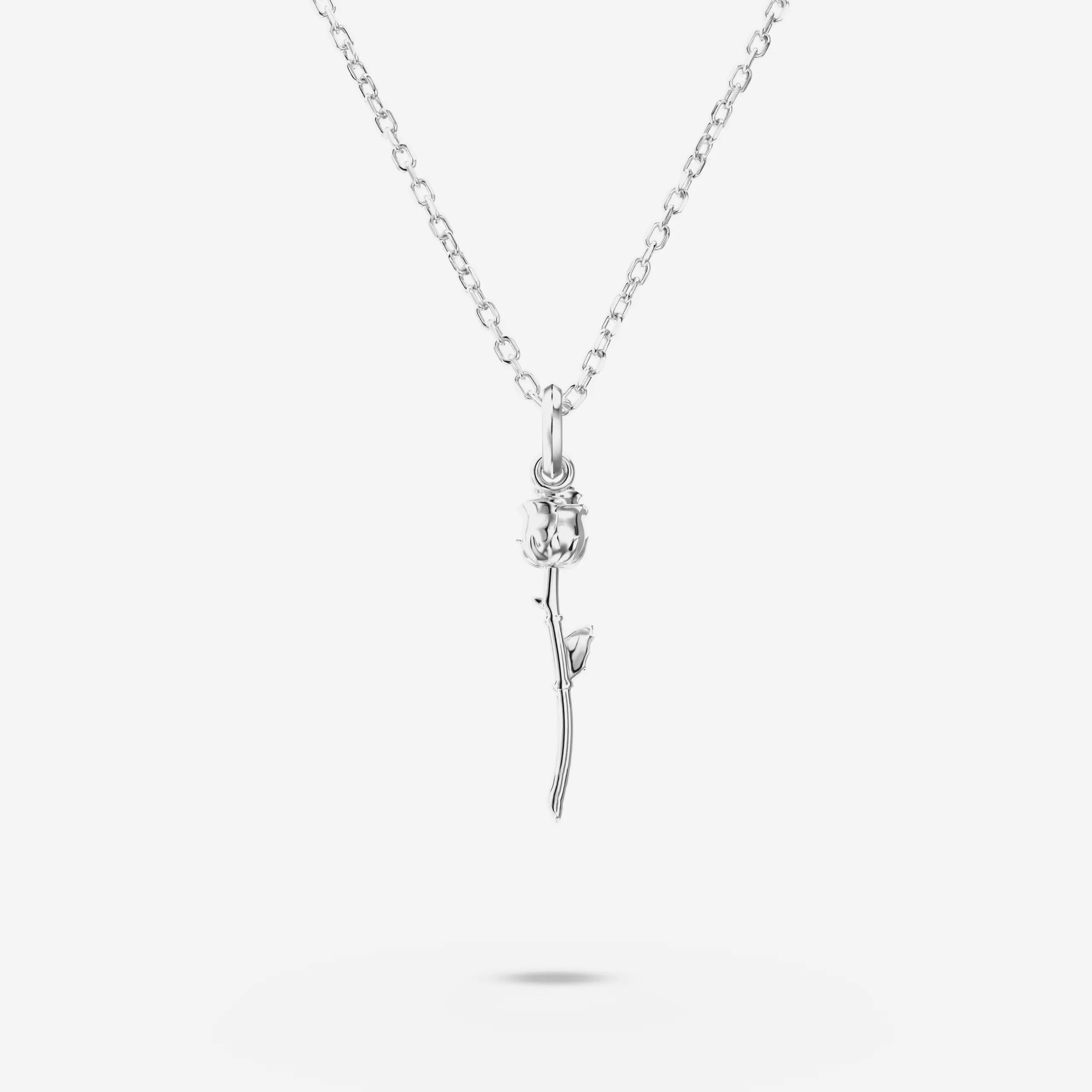 Rose Pendant Necklace