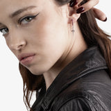 Dagger with Lab Grown Ruby Hoops