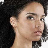 Dagger with Lab Grown Ruby Hoops