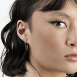 Short Triple Chain Hoops