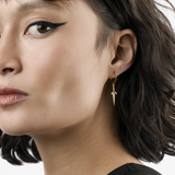 Black Diamond Dagger Hoops