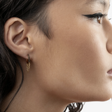 Black Diamond Short Triple Chain Hoops